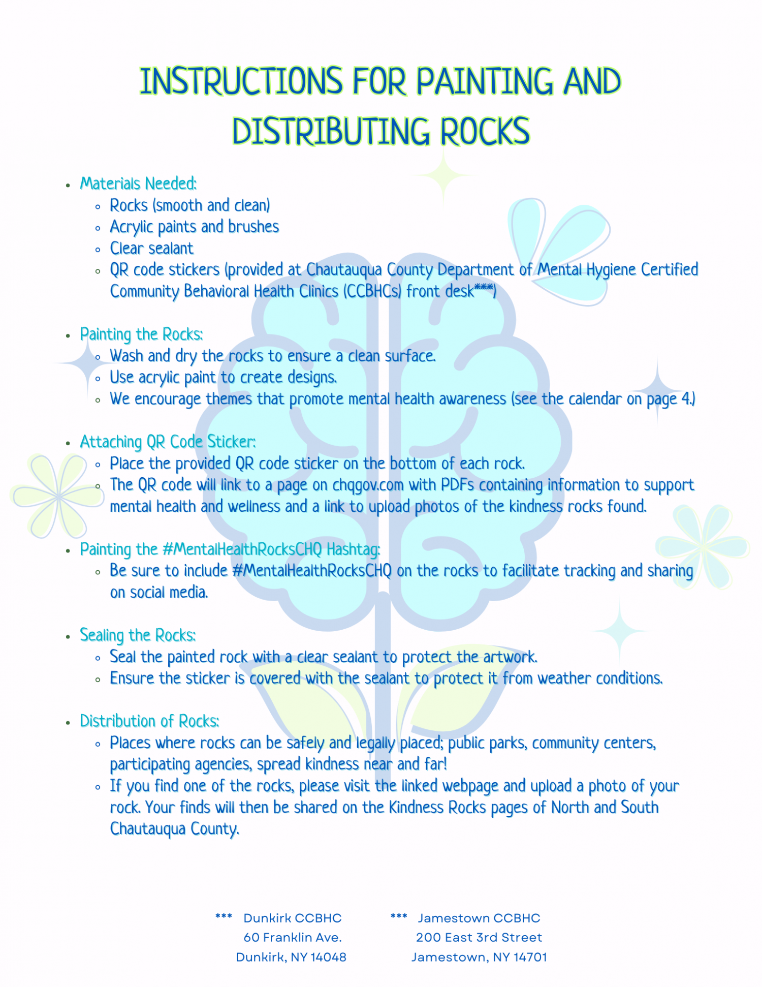 Mental Health Rocks Toolkit Page 3