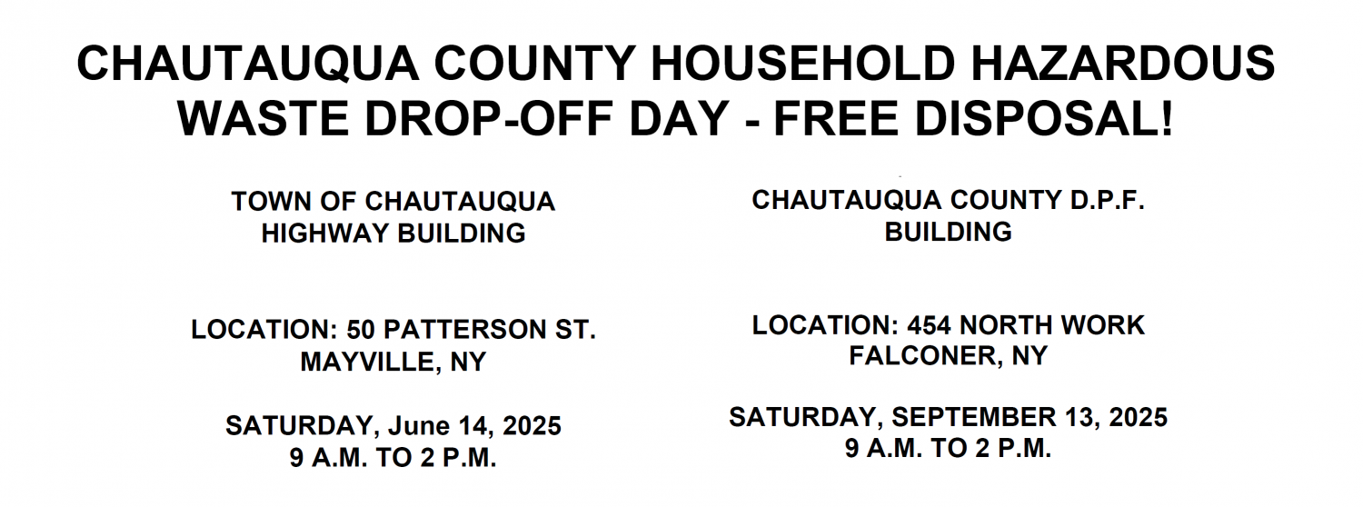 Chautauqua County HHW 2025Events