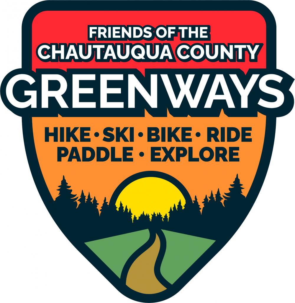 The new logo of the Friends of the Chautauqua County Greenways group, unveiled during the groups recent public meeting on Oct. 11 at Panama Rocks.