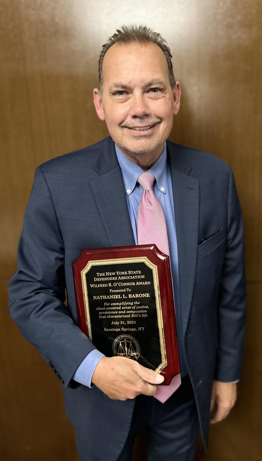 Chief Public Defender Receives State Award 