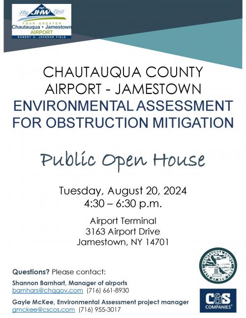 Chautauqua County Airport Jamestown Public Open House
