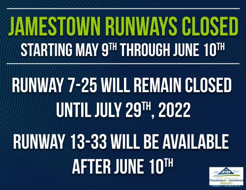 Jamestown Runway Closure Announcement